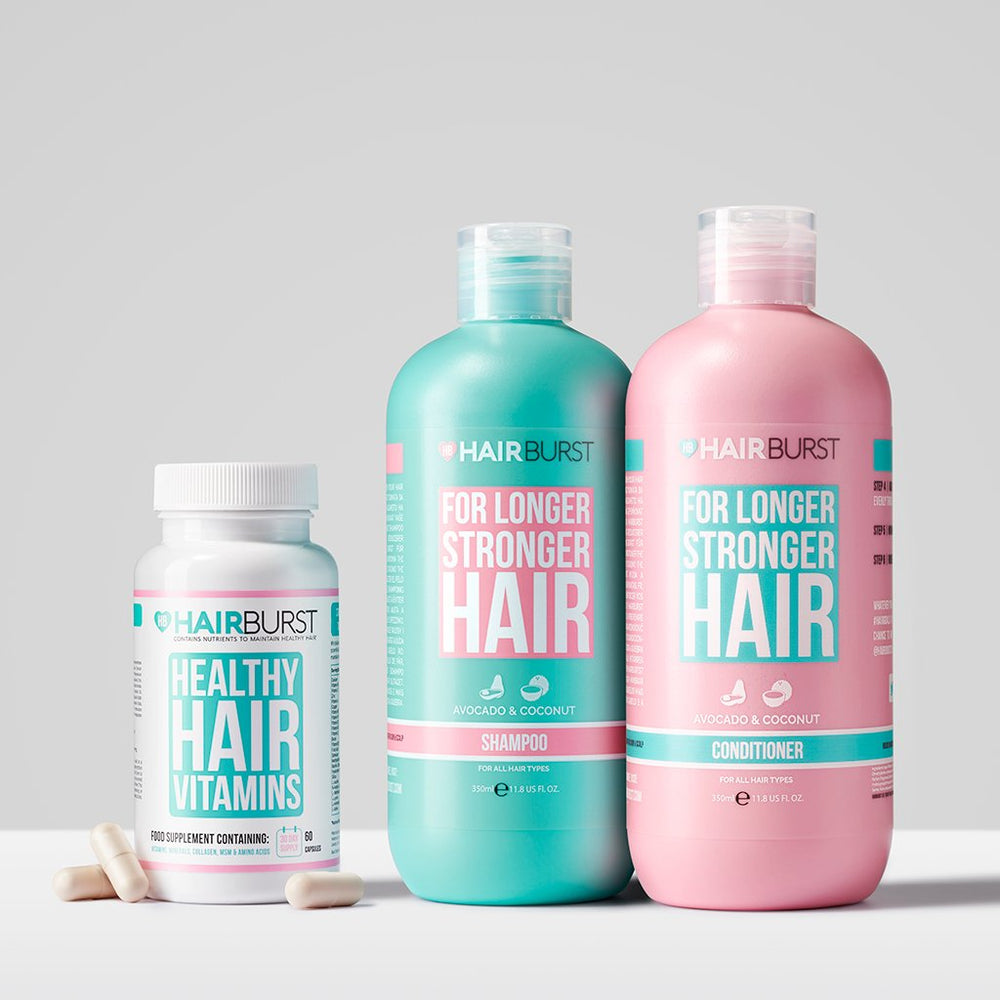 Set di Shampoo e Balsamo e Vitamine in Capsula