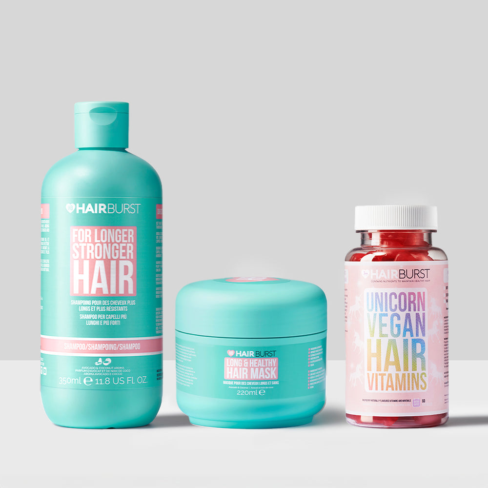 Trio per Capelli Sani con Vitamine Gommose Vegane