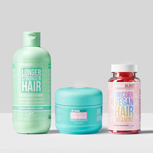 Trio per Capelli Sani con Vitamine Gommose Vegane