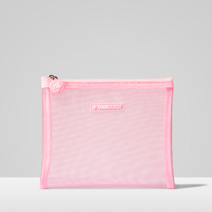 Pochette Hairburst in Rete Rosa
